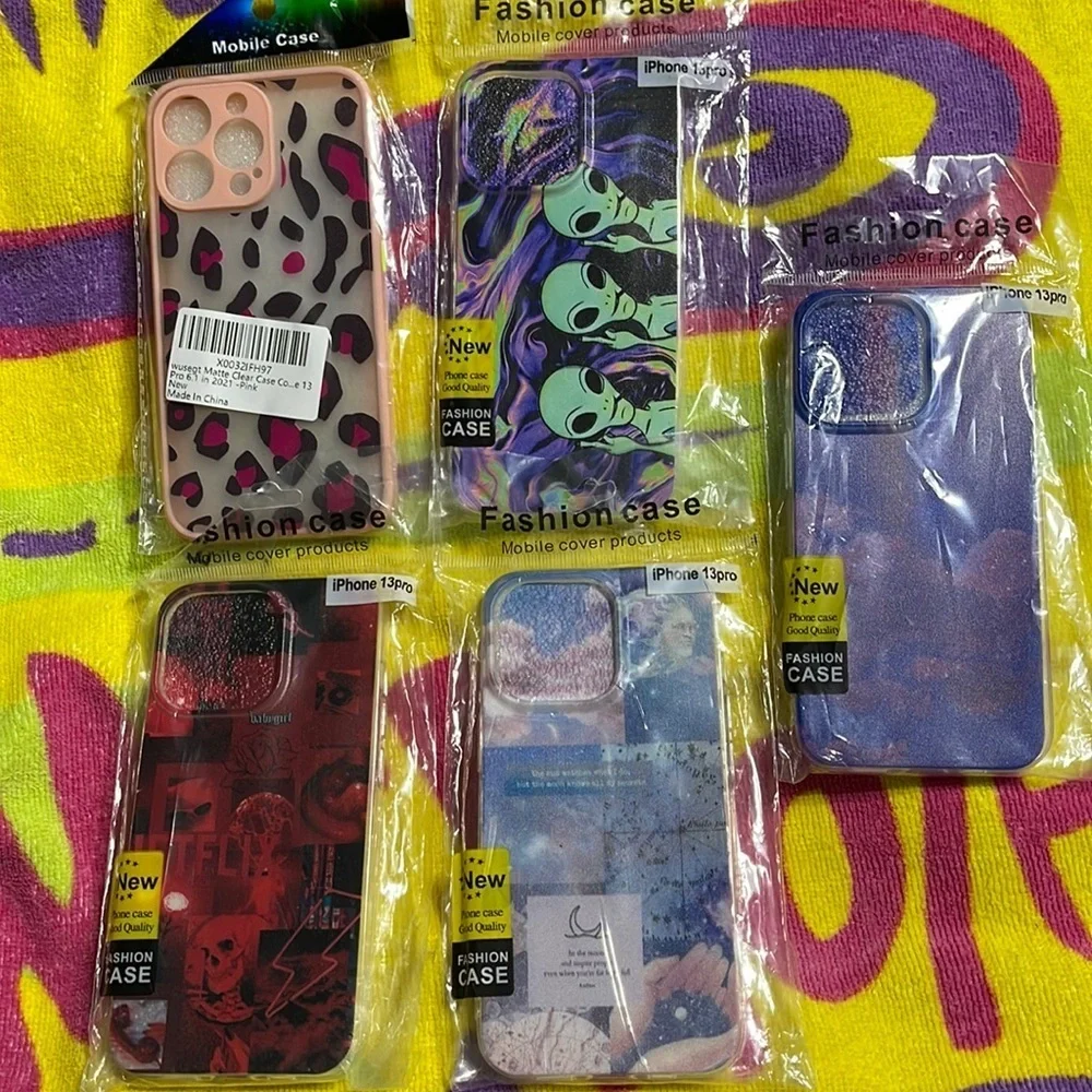 New set/5 phone cases for iPhone 13 pro